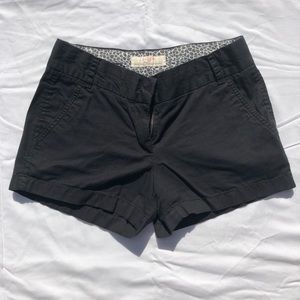 J. Crew Black Shorts
